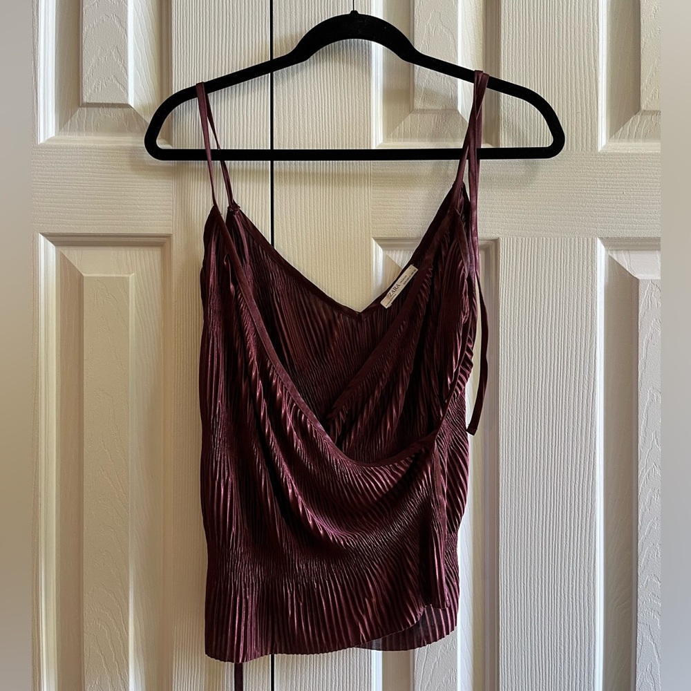 Zara wrap top